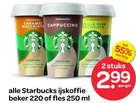 Aanbieding: Starbucks ijskoffie