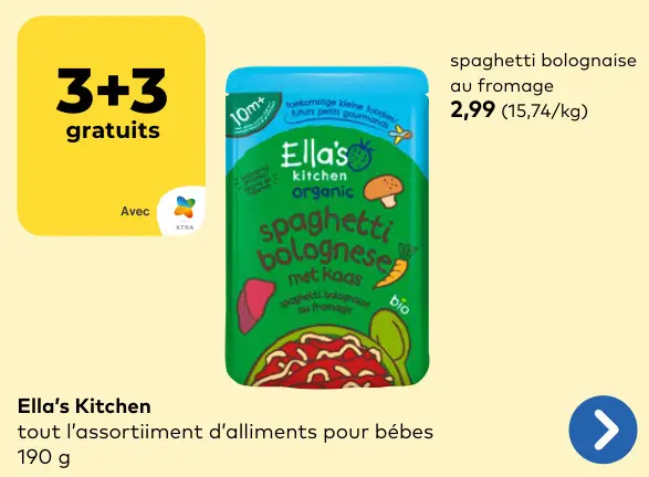 Offre: Spaghetti bolognaise au fromage