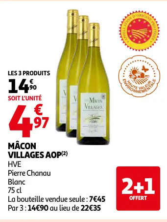 Offre: Mâcon villages aop