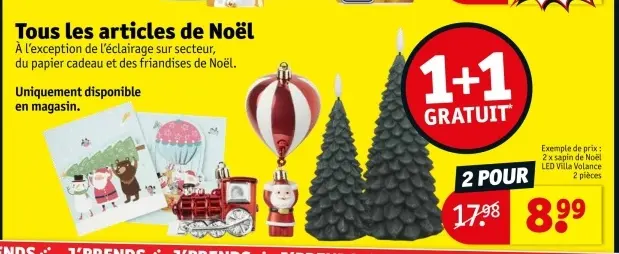 Offre: Sapin de Noël LED Villa Volance