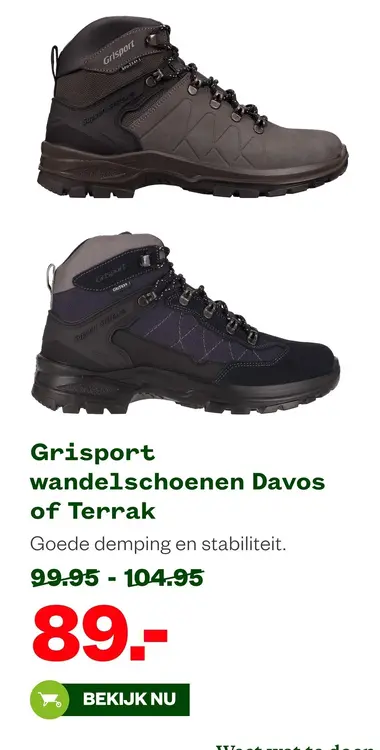 Aanbieding: Grisport wandelschoenen Davos of Terrak