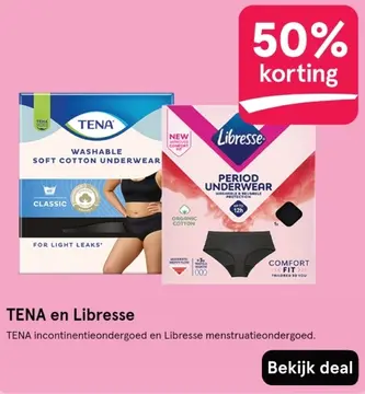Aanbieding: TENA en Libresse