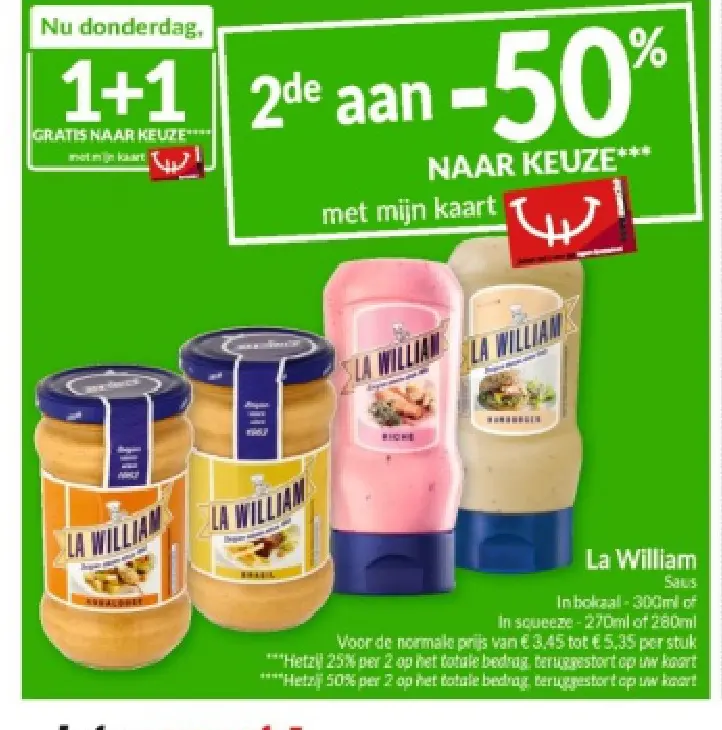 Promotie: Saus
