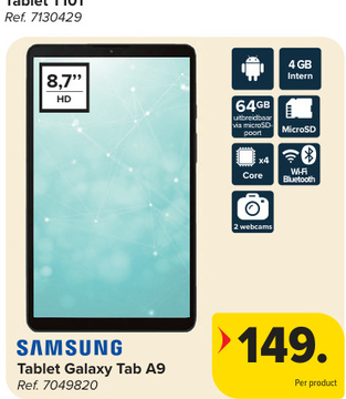 Aanbieding: Tablet Galaxy Tab A9