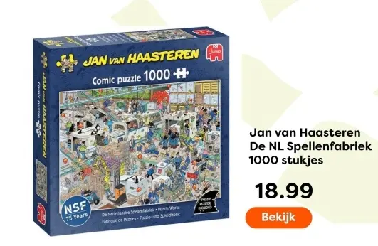 Aanbieding: De NL Spellenfabriek 1000 stukjes