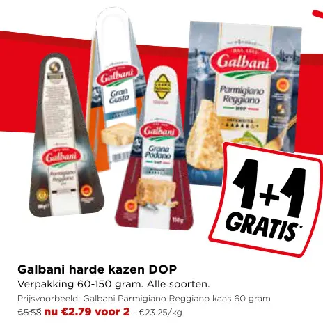 Promotie: Harde kazen DOP