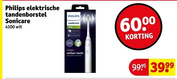 Promotie: Philips elektrische tandenborstel Sonicare