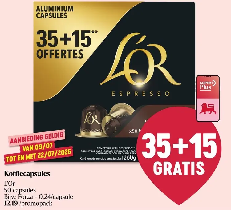 Promotie: Koffiecapsules