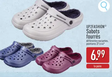 Offre: Sabots fourrés