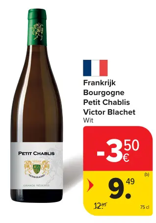 Promotie: Petit Chablis