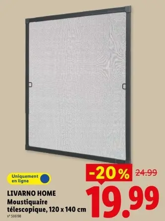 Offre: Moustiquaire en aluminium