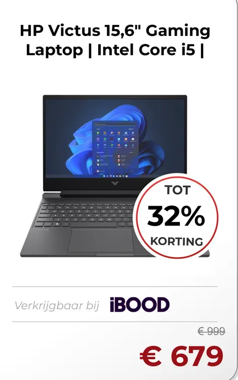 Aanbieding: Victus 15,6" Gaming Laptop
