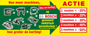 Aanbieding: gesnoerd elektrisch gereedschap