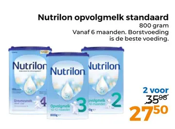 Aanbieding: Nutrilon opvolgmelk standaard