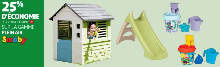 Promotie: La gamme plein air Smoby