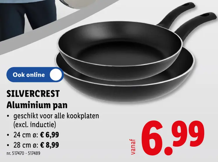 Promotie: Aluminium pan