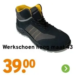 Aanbieding: Werkschoen hoog maat 43
