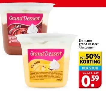 Aanbieding: Ehrmann grand dessert