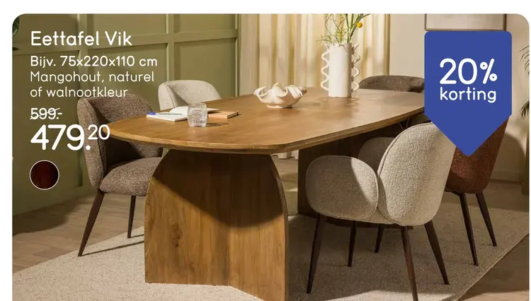 Aanbieding: Eettafel Vik