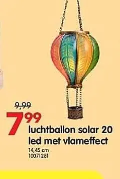 Promotie: luchtballon solar