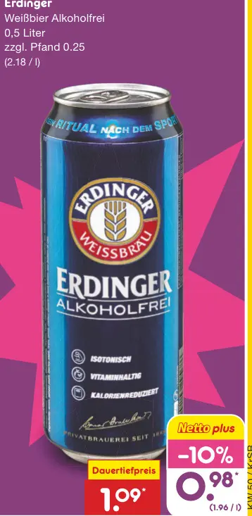Aanbieding: Weißbier Alkoholfrei
