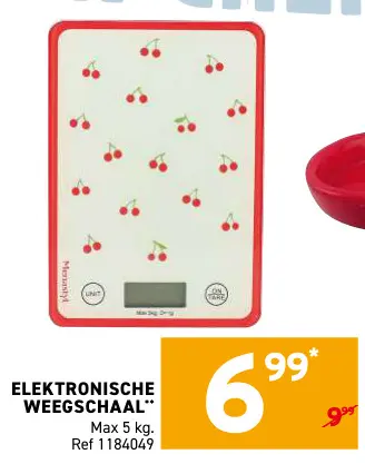 Promotie: Elektronische weegschaal