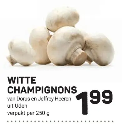 Aanbieding: Witte champignons