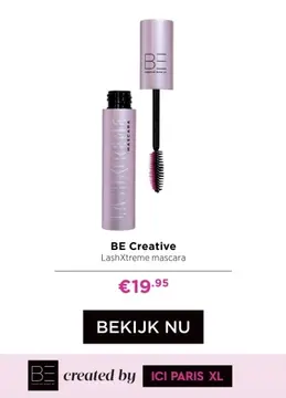 Aanbieding: BE Creative LashXtreme mascara