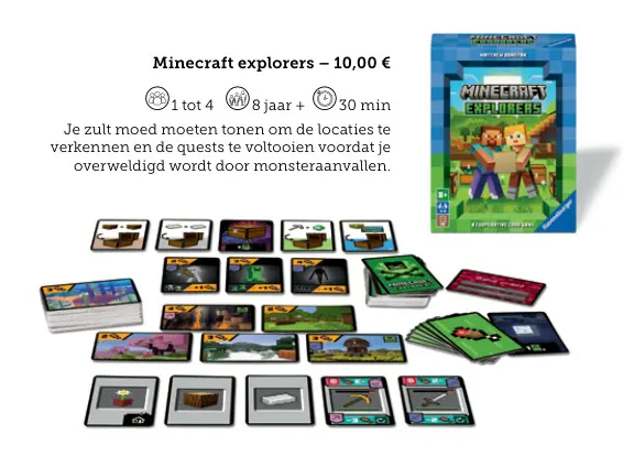 Promotie: Minecraft explorers