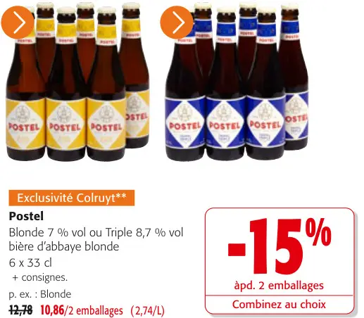Offre: Postel abdijbier