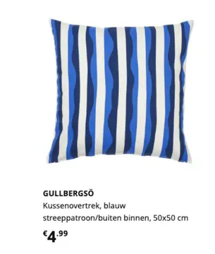 Aanbieding: Gullbergsö kussenovertrek