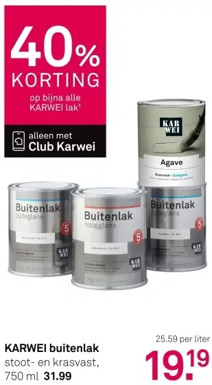Aanbieding: Buitenlak