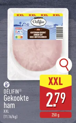 Promotie: Gekookte ham XXL