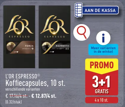 Promotie: Koffiecapsules