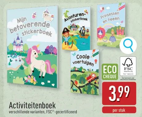 Promotie: Activiteitenboek