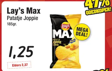 Aanbieding: Lay's Max Patatje Joppie
