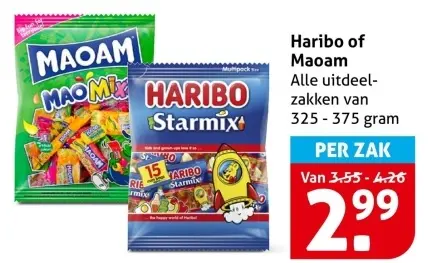 Aanbieding: Haribo of Maoam