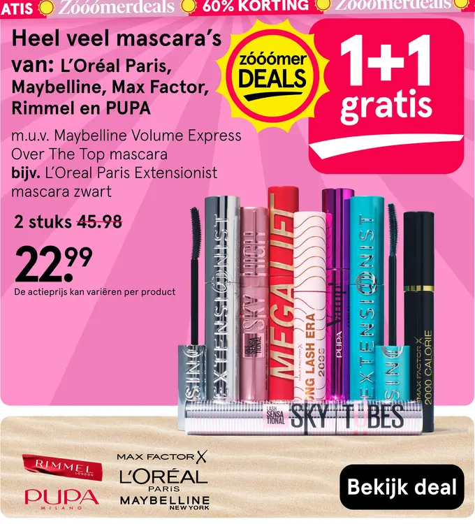 Aanbieding: Mascara's
