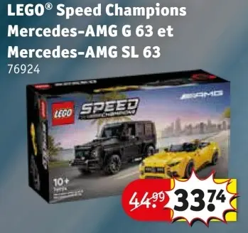 Offre: Speed Champions Mercedes-AMG G 63 et Mercedes-AMG SL 63