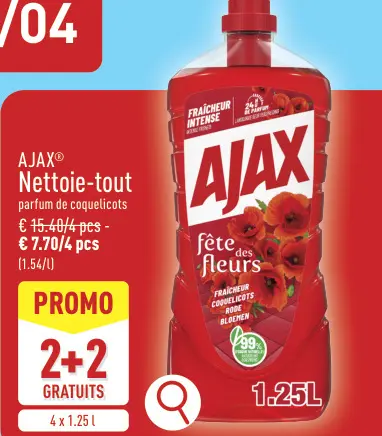 Offre: Nettoie-tout parfum de coquelicots