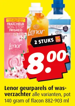 Aanbieding: Lenor geurparels of wasverzachter