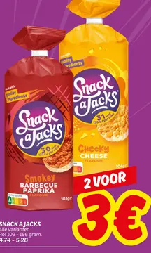 Aanbieding: Snack a jacks