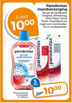 Aanbieding: Parodontax mondverzorging