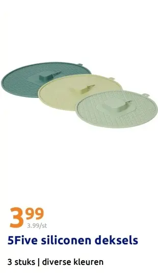 Promotie: Siliconen deksels
