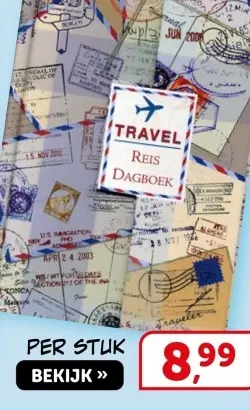 Aanbieding: Reis Dagboek