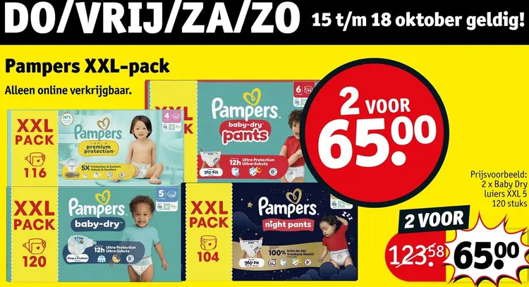 Promotie: XXL-pack babydoekjes