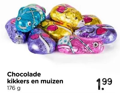 Aanbieding: Chocolade kikkers en muizen
