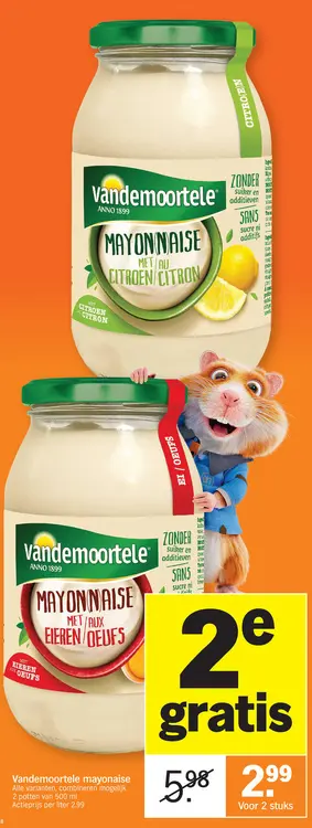 Promotie: Vandemoortele mayonaise