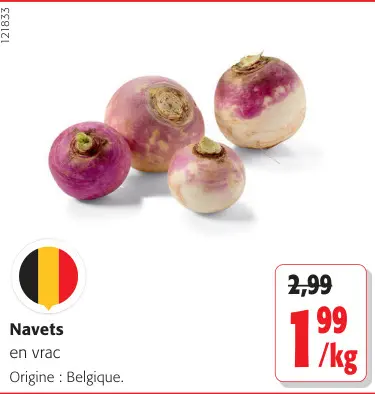 Offre: Navets en vrac