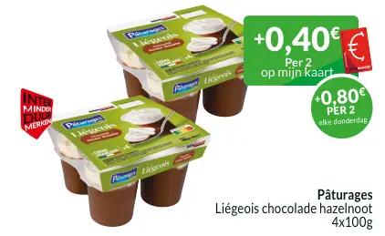 Promotie: Liégeois chocolade hazelnoot